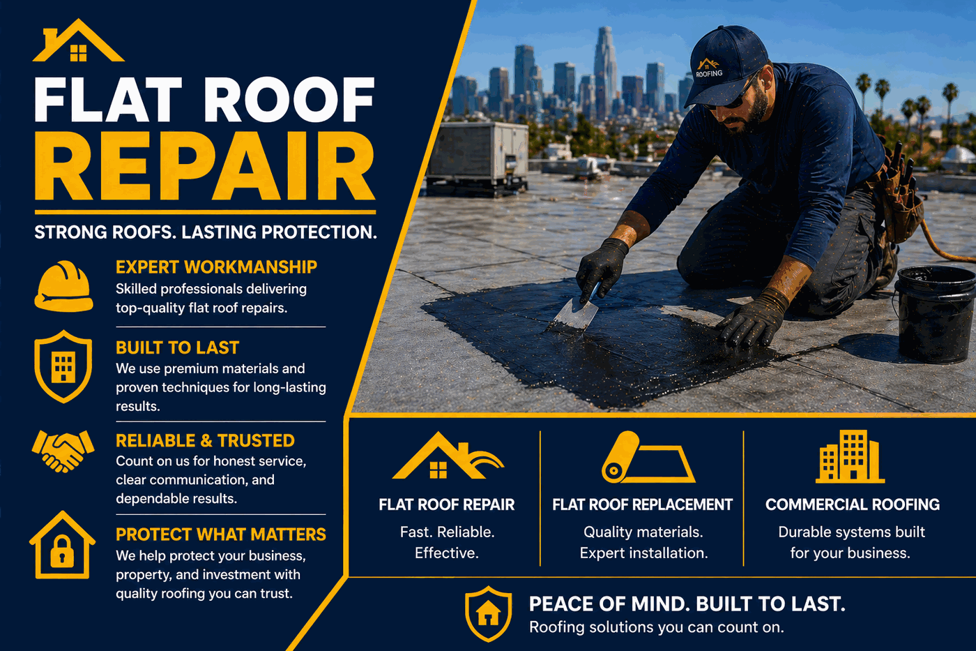 Rancho Santa Margarita ​Flat Roof Repair